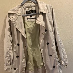 Barbour trench coat